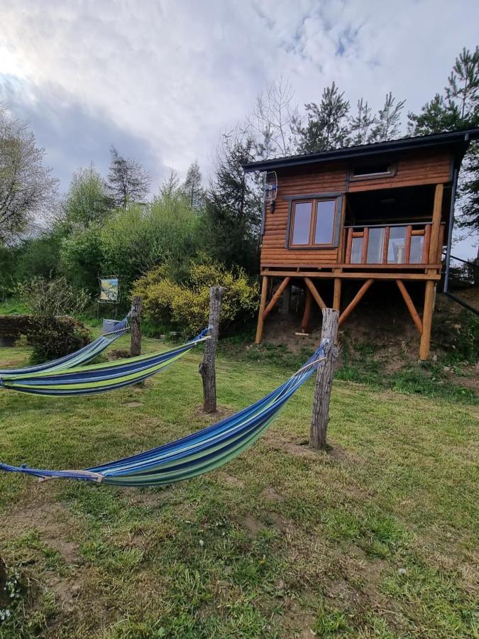 Domki Nad Sanem Lesko Bagian luar foto