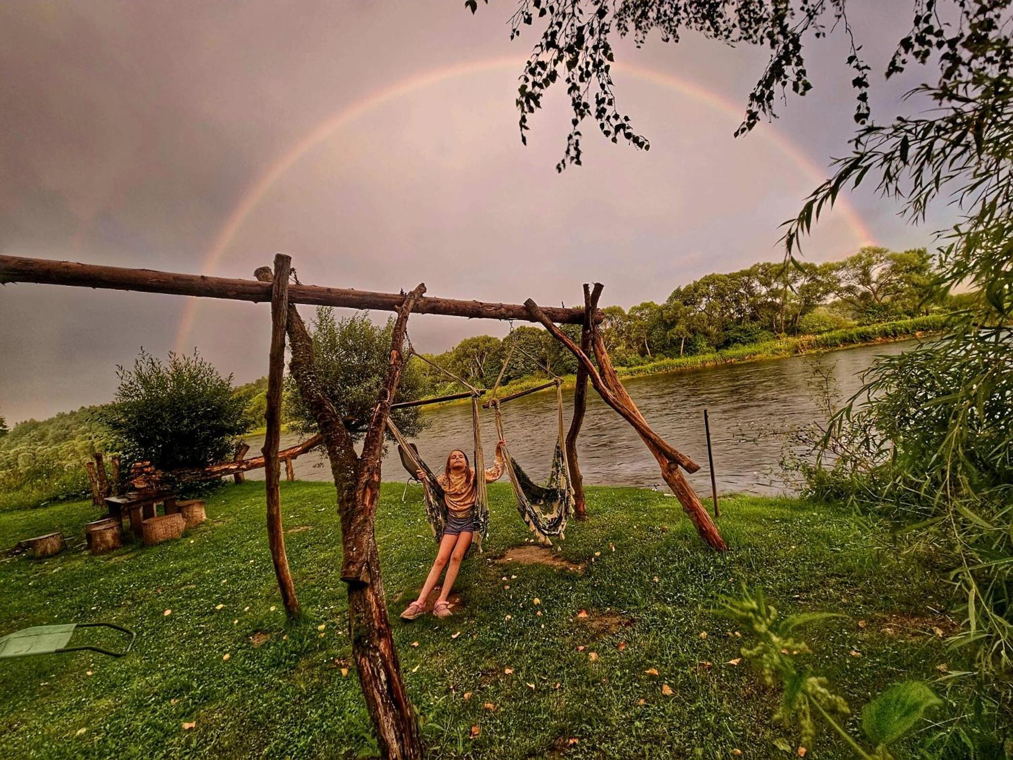 Domki Nad Sanem Lesko Bagian luar foto